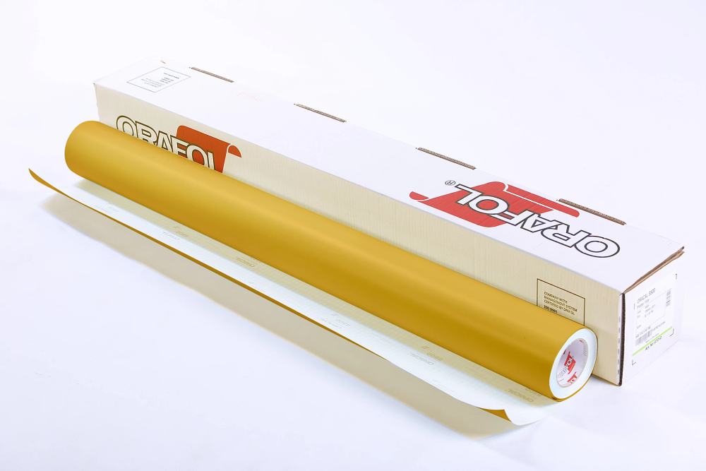 Пленка самоклеящаяся Oracal 8500 F 207 1*50 м желтая охра транслюцентная