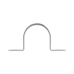 Держатель оцинкованный двусторонний, д.32мм, с крепежными отверстиями 8,5 х 6  мм