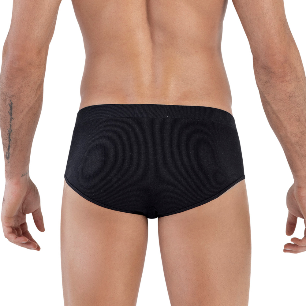 Мужские трусы брифы черные Clever SPIRIT PIPING BRIEF 160511