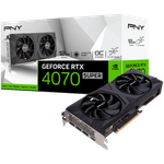 PNY Video Card NVidia GeForce RTX 4070 SUPER 12GB VERTO Overclocked Dual Fan DLSS 3
