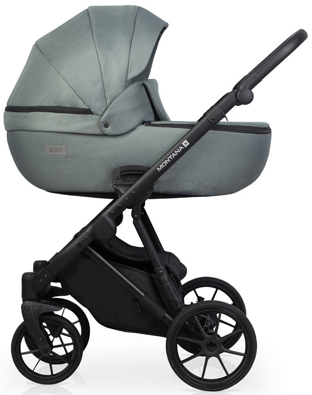 Детская коляска Riko Basic Montana X 3 в 1 51 Green (зеленый)