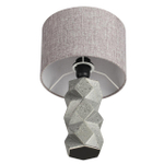 8136/1T MODERNI LN25 000 серый, керамика/текстиль Настольная лампа Е27 1*60W 220V BEINA