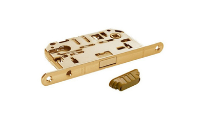 Замок с магнитной защелкой MORELLI M 1885 PG под цилиндр золото (центр магнит)