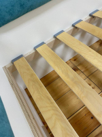 Кровать Lori Белый/Лофти Лазурь 190*90