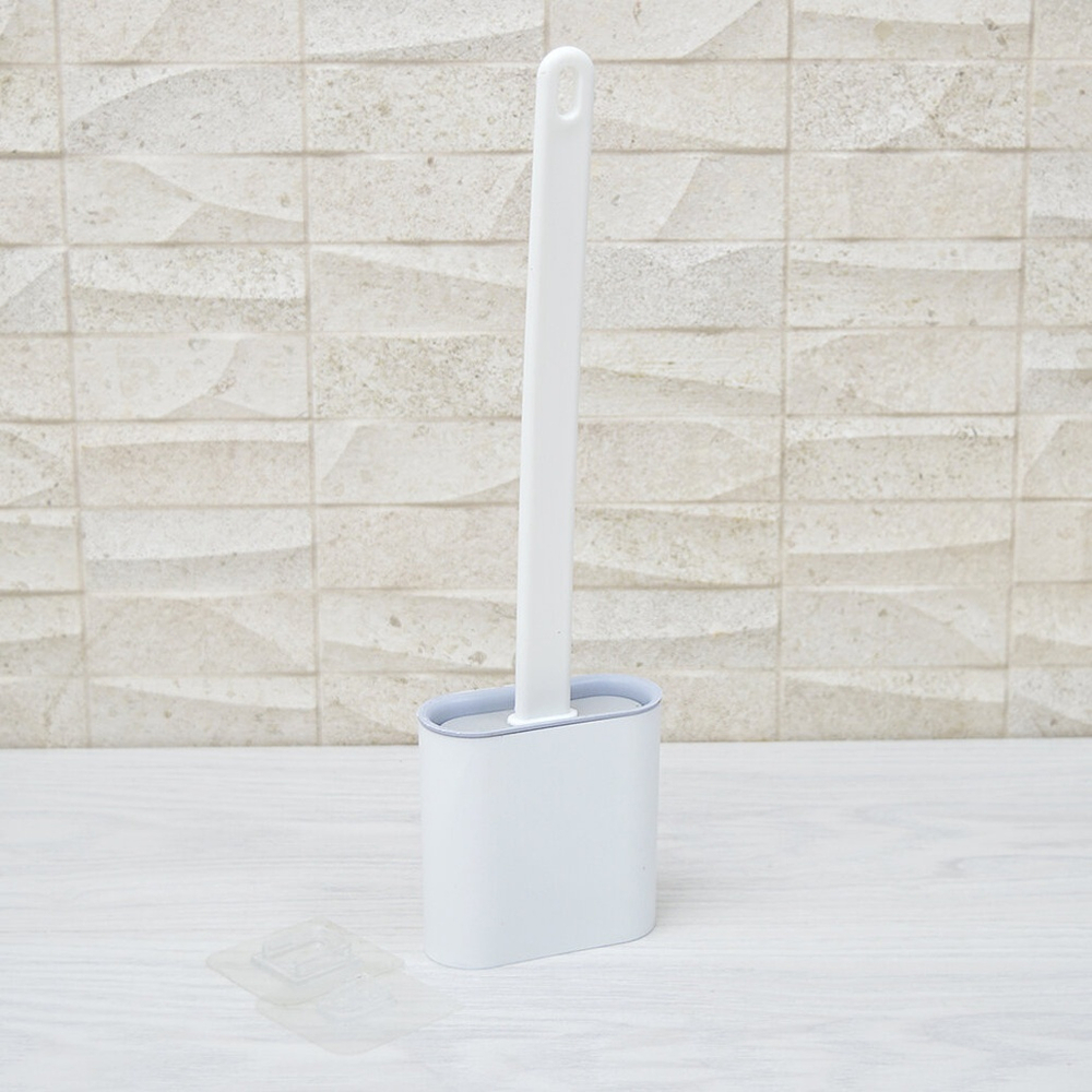 Ерш для туалета силиконовый с подставкой HP-TE02 Happy Panda