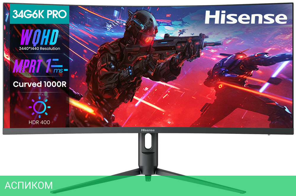Монитор Hisense 34G6K-PRO черный