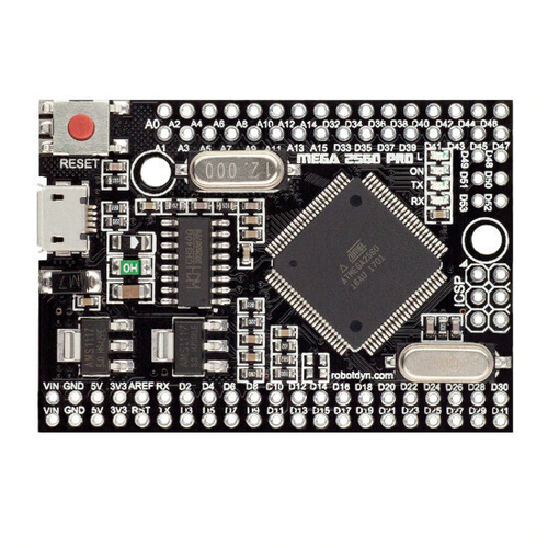 Мега 2560 PRO CH340G/ATMEGA2560-16AU, MicroUSB, EMBED