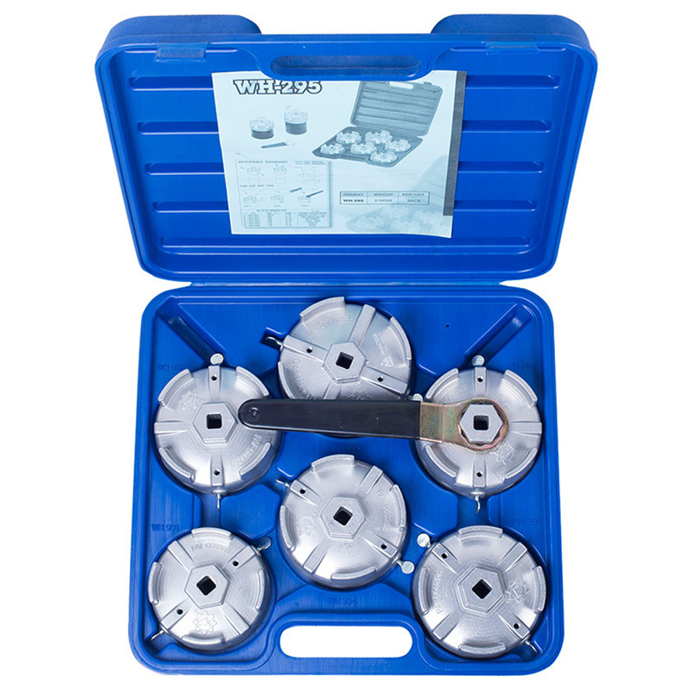 МАСТАК (103-40007C) Набор съемников масляных фильтров, 7 предметов