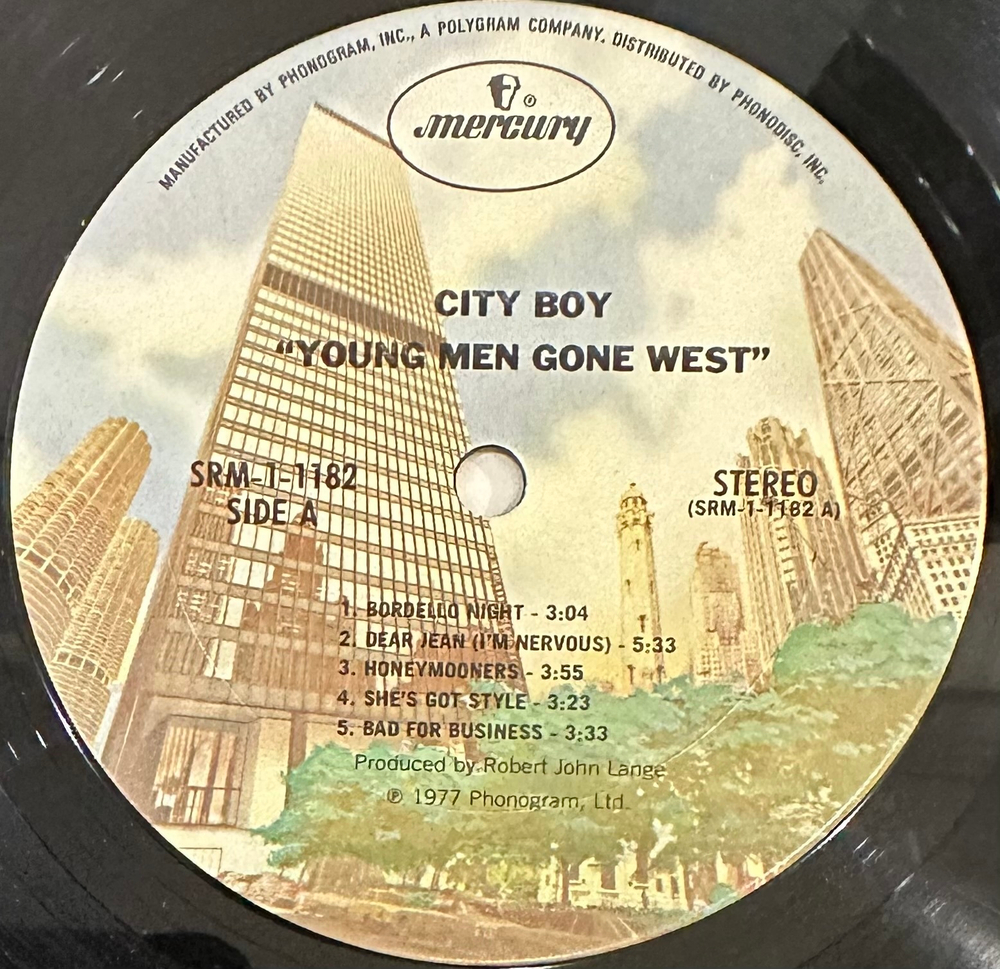 City Boy - Young Men Gone West (США 1977г.)