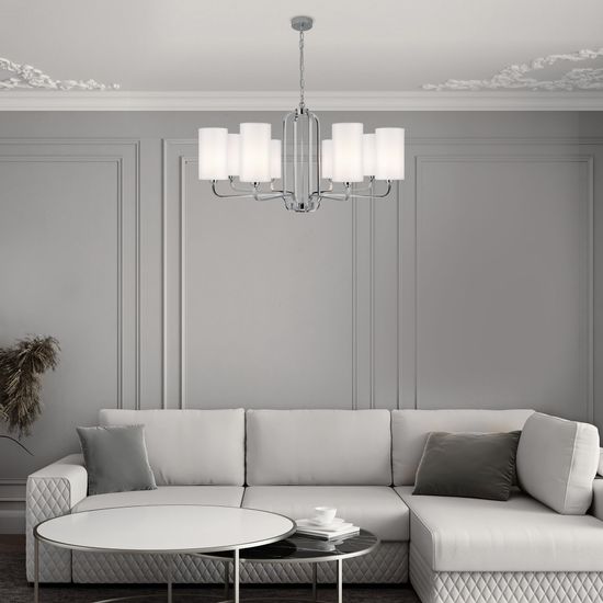 60128/8 / подвесной светильник / хром