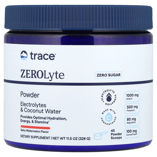 Trace, ZEROLyte, соленый арбуз, 328 г (11,5 унции)