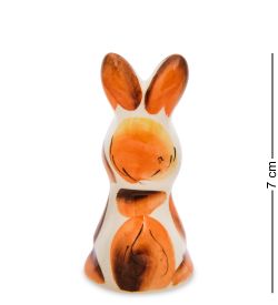 ГЛ- 807 Фигурка «Заяц» цв. (Гжельский фарфор)