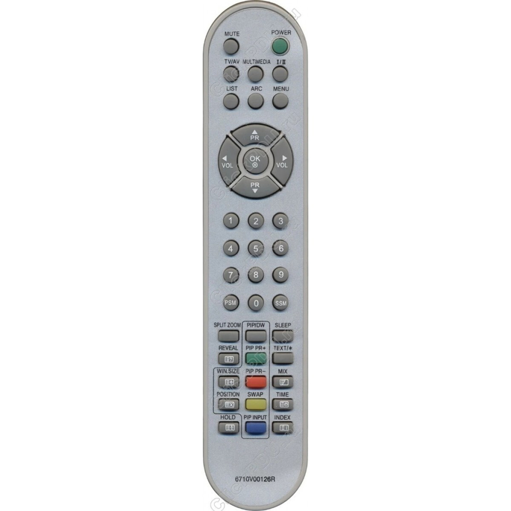 Пульт для LG 6710V00126R  (6710V00138C,P)