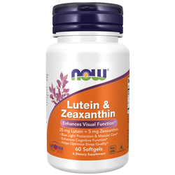 Now Foods Lutein & Zeaxanthin 60 softgels , Лютеин и Зеаксантин
