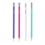 Набор ч/г карандашей, Yalong HB, "Pastel", дерево, шестигранный, заточенный, цвет корпуса ассорти, 12шт/уп, европодвес