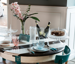 Блюдо для торта с крышкой, tiffany, ?30 см, коралловое
