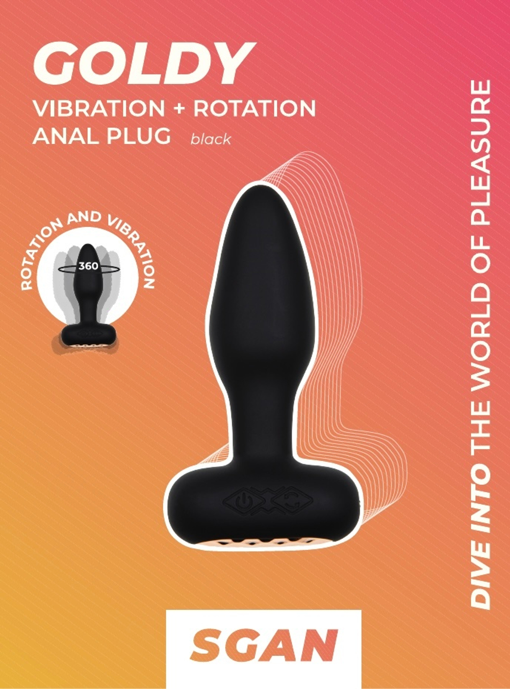 Анальные пробки “GOLDY”