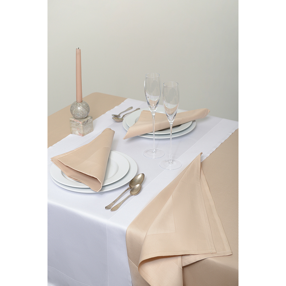 Дорожка на стол 53x150 Tkano Essential белая