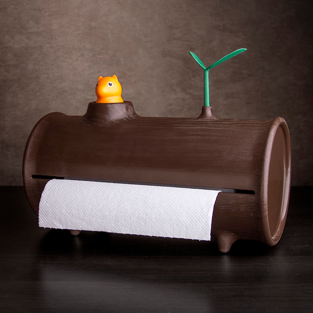 Держатель для бумажных полотенец log&roll