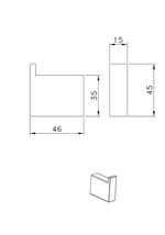 Крючок AltroBagno Aperto 081004 Cr