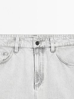 Massimo Dutti Джинсы свободного кроя, антрацитово-серый