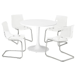 Кухонный стол - DOCKSTA/TOBIAS IKEA/ ДОКСТА/ТОБИАС ИКЕА, 103 см, белый