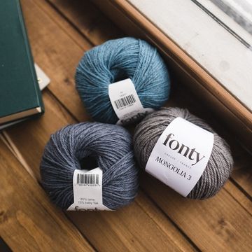 Пряжа FONTY Mongolia3 (15% пух яка, 85% меринос)