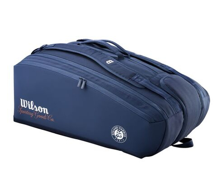 Теннисная сумка Wilson Roland Garros Session De Soiree Super Tour 15PK 2026 - navy/clay