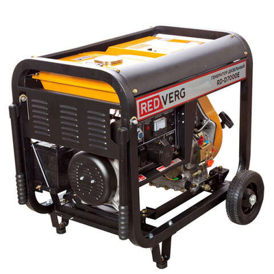 Дизельный генератор (4.5 кВт) REDVERG RD-D7000E