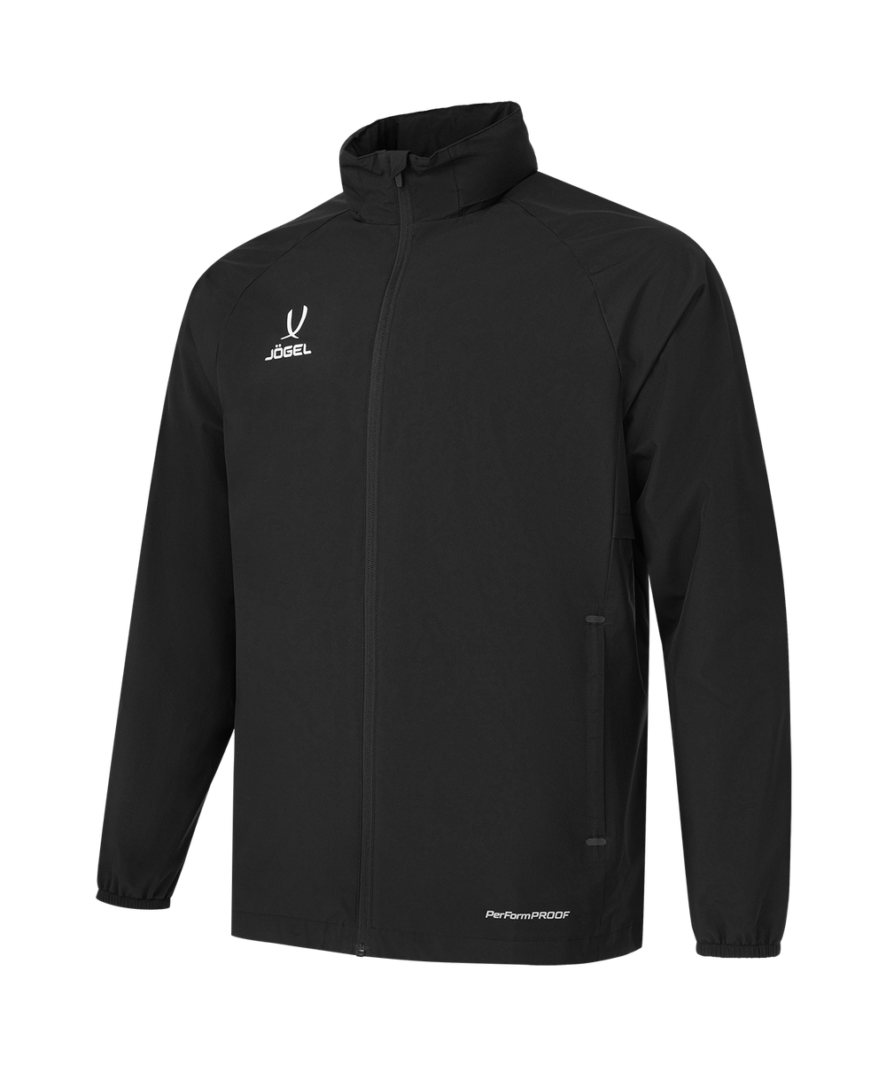 Куртка ветрозащитная JÖGEL PREMIER PerFormPROOF FZ Rain Jacket, черный