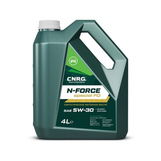 Масло моторное C.N.R.G. N-Force Special FO 5W-30 SN/CF; А5/В5 пластиковая канистра 4 л