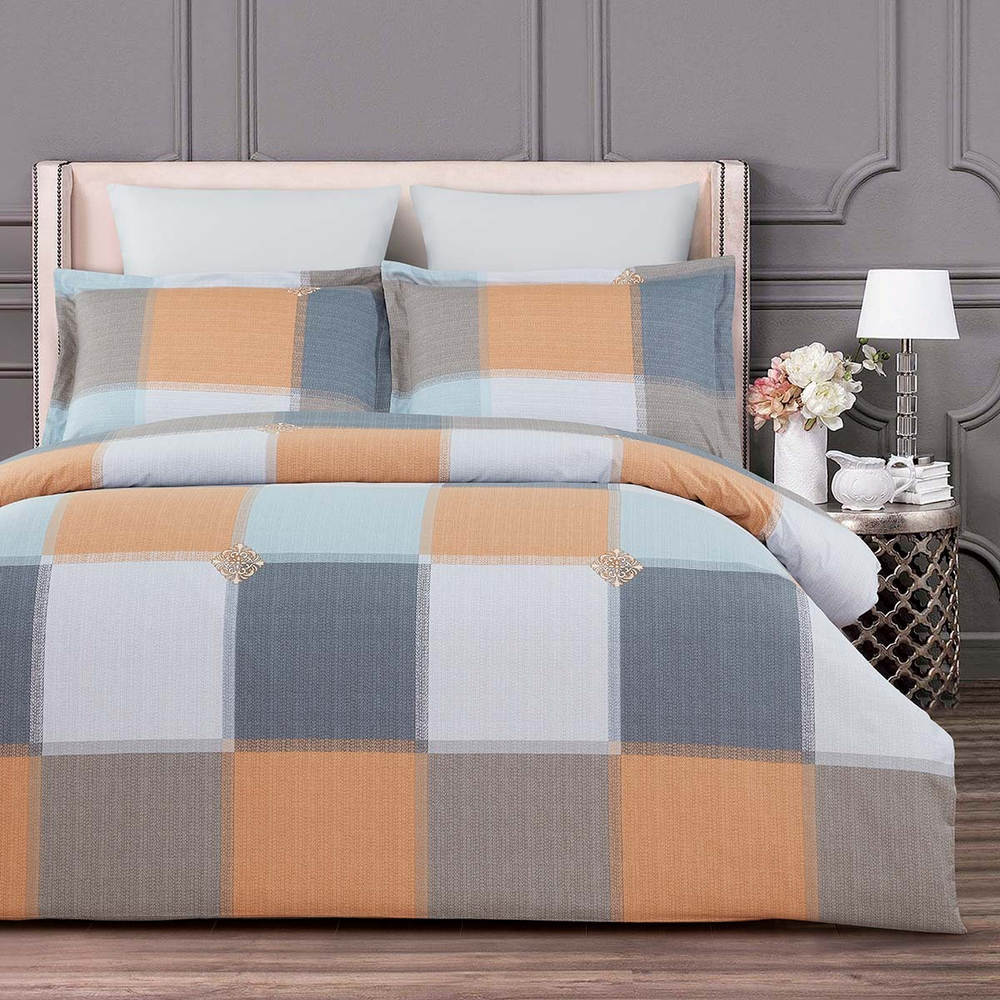 Постельное белье 2 спальное евро Arya home Alamode Tessa