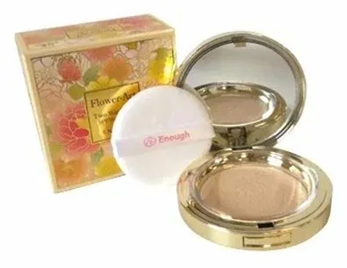 Enough Пудра для лица со сменным блоком - Flower-Art Twoway cake 2*12г № 21