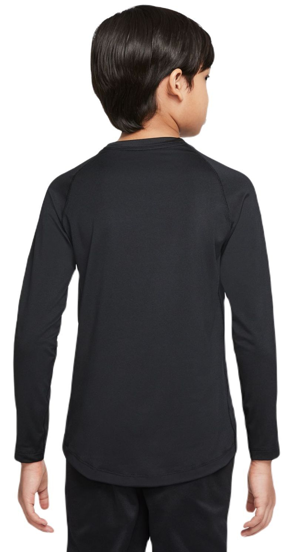 Футболка для мальчика теннисная Nike Pro Dri-FIT Long Sleeve Top - black