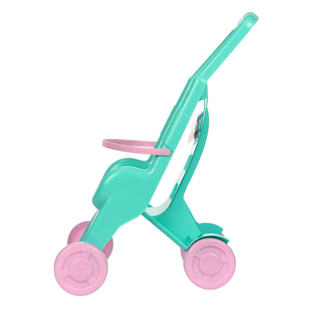 Коляска пластмассовая, бирюзовая RRB-113 (32*28*48 см)