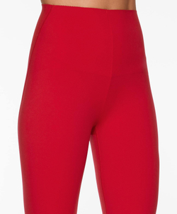 OYSHO Легинсы Compressive Core Control до щиколотки с высокой посадкой, красный