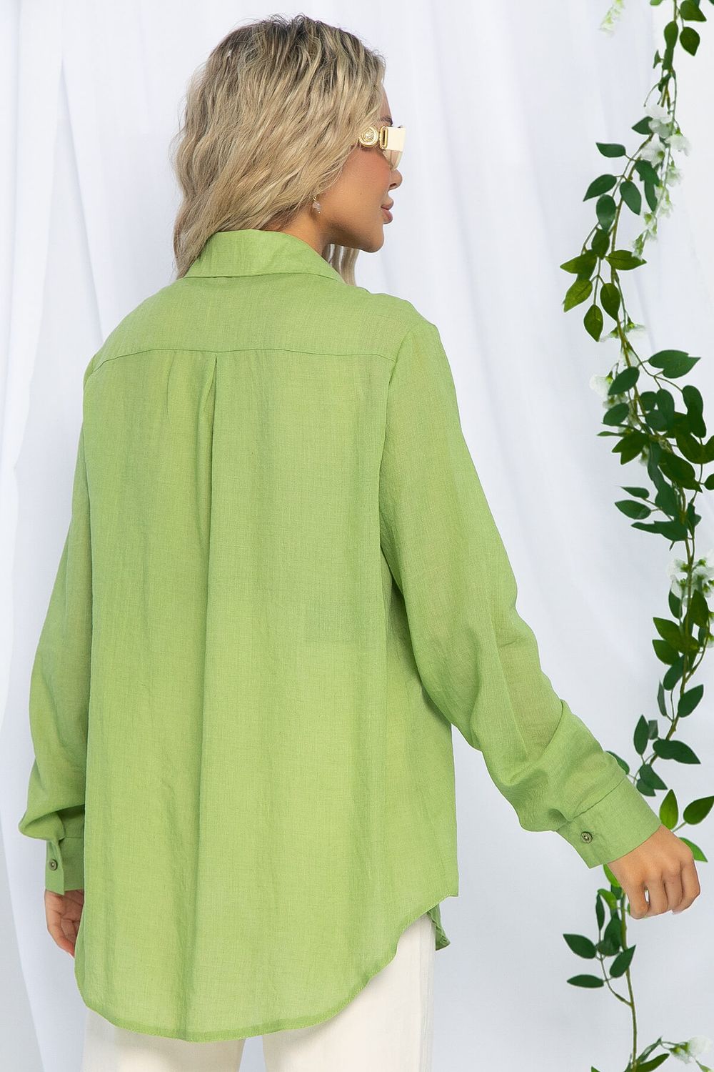 Рубашка Воздушное настроение (зеленая) Б13190-7М LT Collection