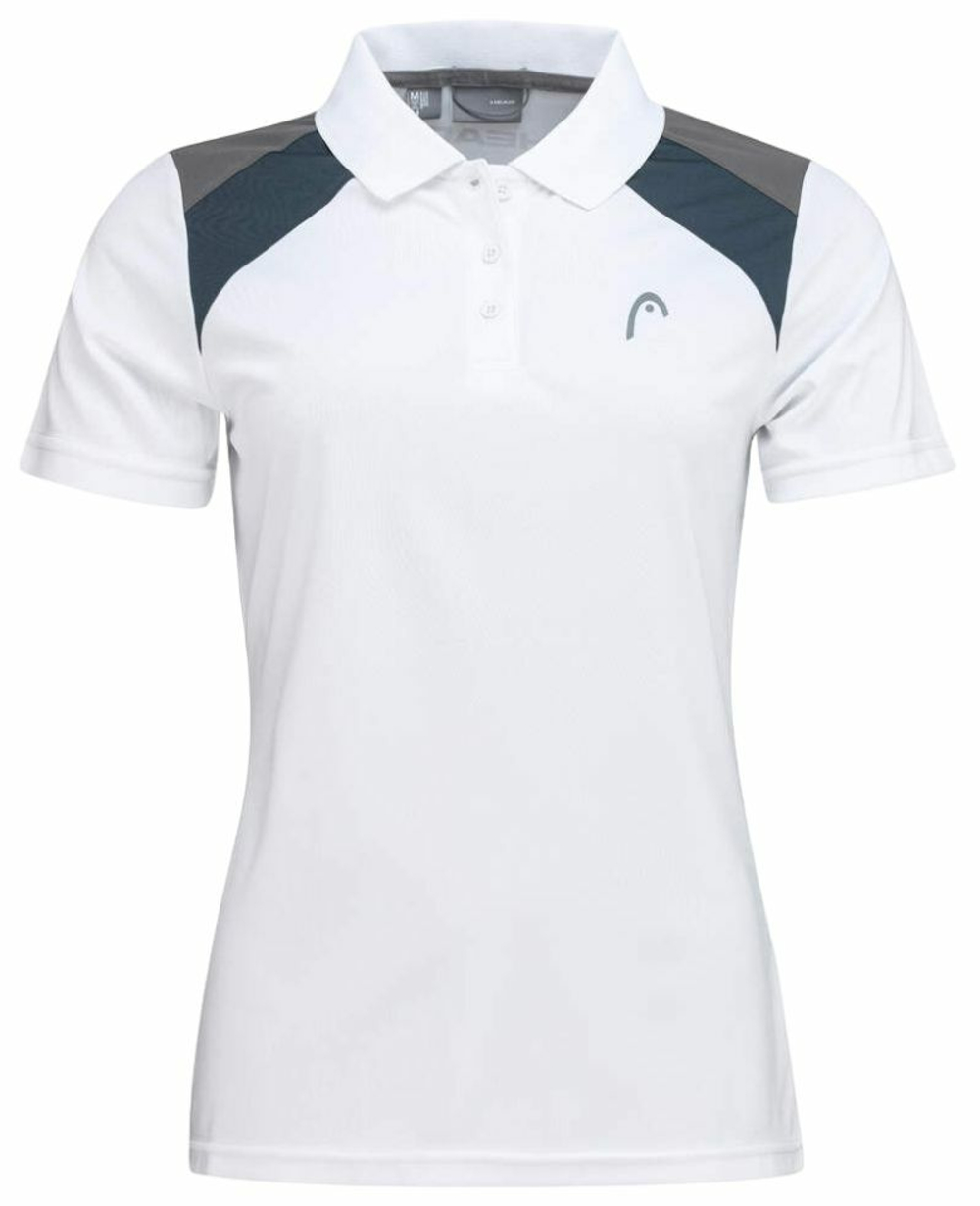 Женское поло Head Club 22 Tech Polo Shirt - белый