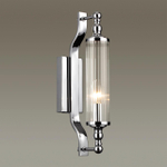 4942/1W DROPS ODL22 507 хром/прозрачный/стекло Настенный светильник с выкл. E14 1*40W IP44 TOLERO