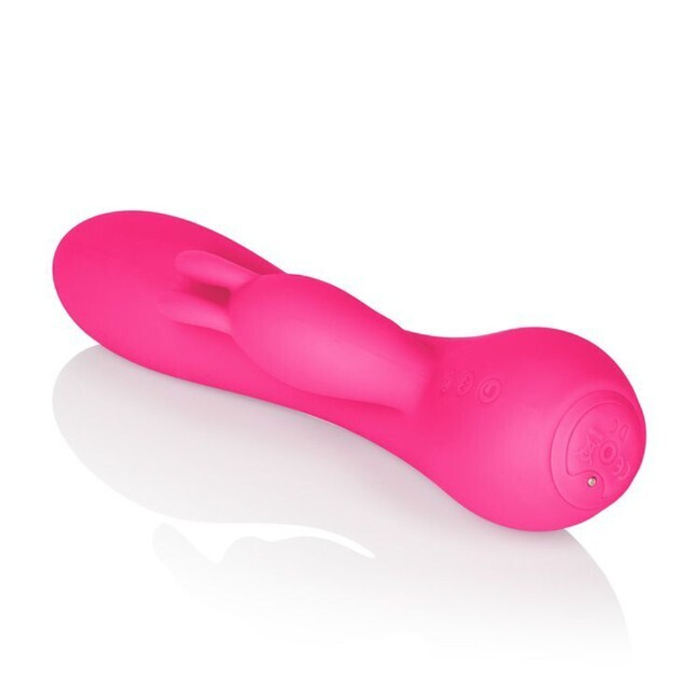 Перезаряжаемый вибромассажер IMPRESS Petite Rabbit розовый (Цвет: розовый)
