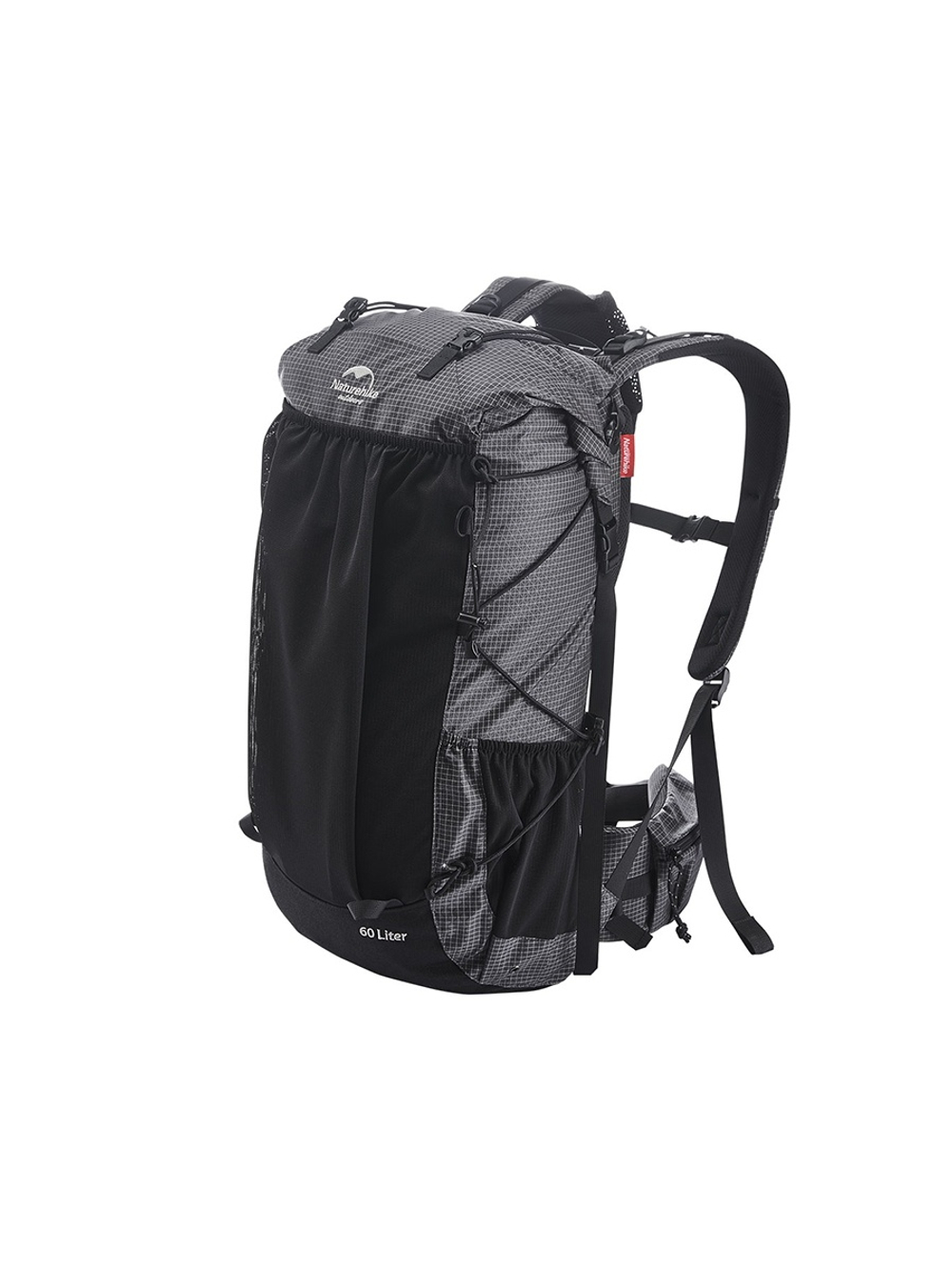 Рюкзак Naturehike Rock Series NH19BP095 60-65 л с рамой Hiking, Climbing, Trekking and Travelling Black, 6927595746370