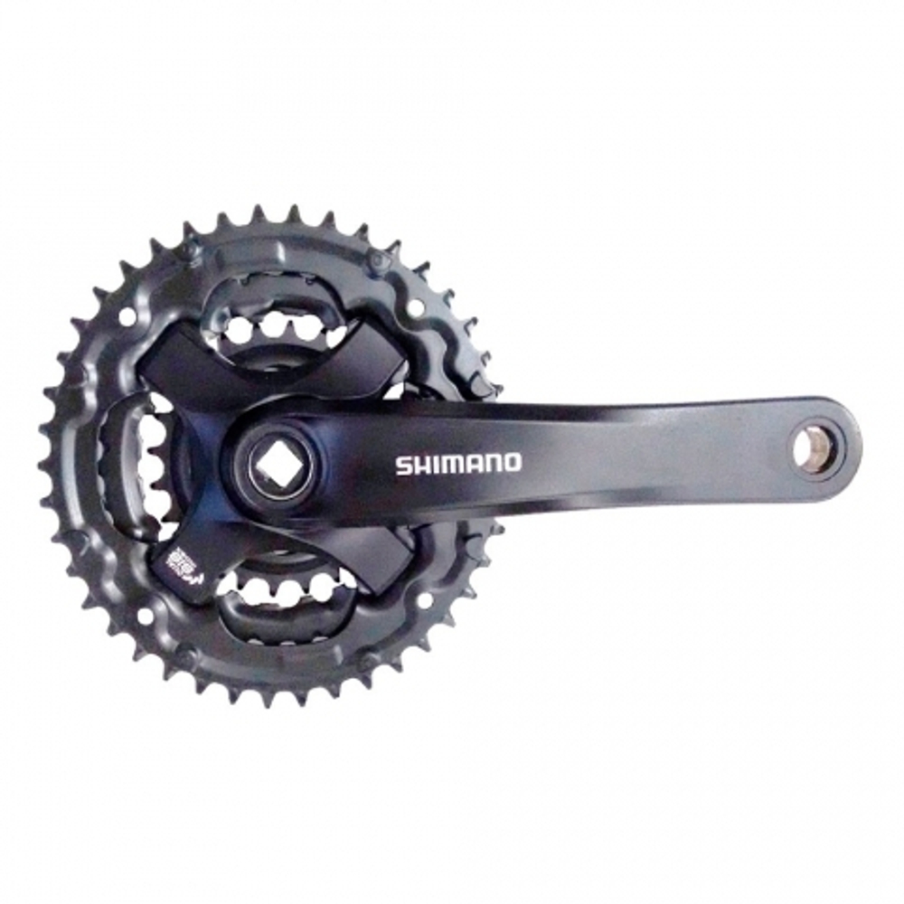 Система Shimano TY501, 175мм, Кв, 42/34/24, без защ, с болтами, черн, б/уп AFCTY501E244XLB