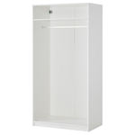 Распашной шкаф FARDAL PAX IKEA 2-дверный (белый)  120*50*220