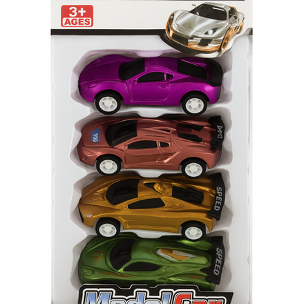 Набор машинок Model Car 4 шт
