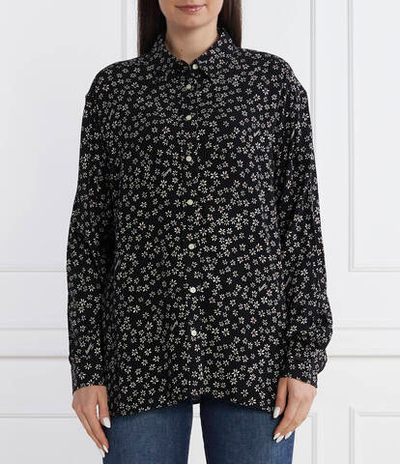 Рубашка DITSY BUTTON THRU Tommy Jeans - черный(DW0DW17346)