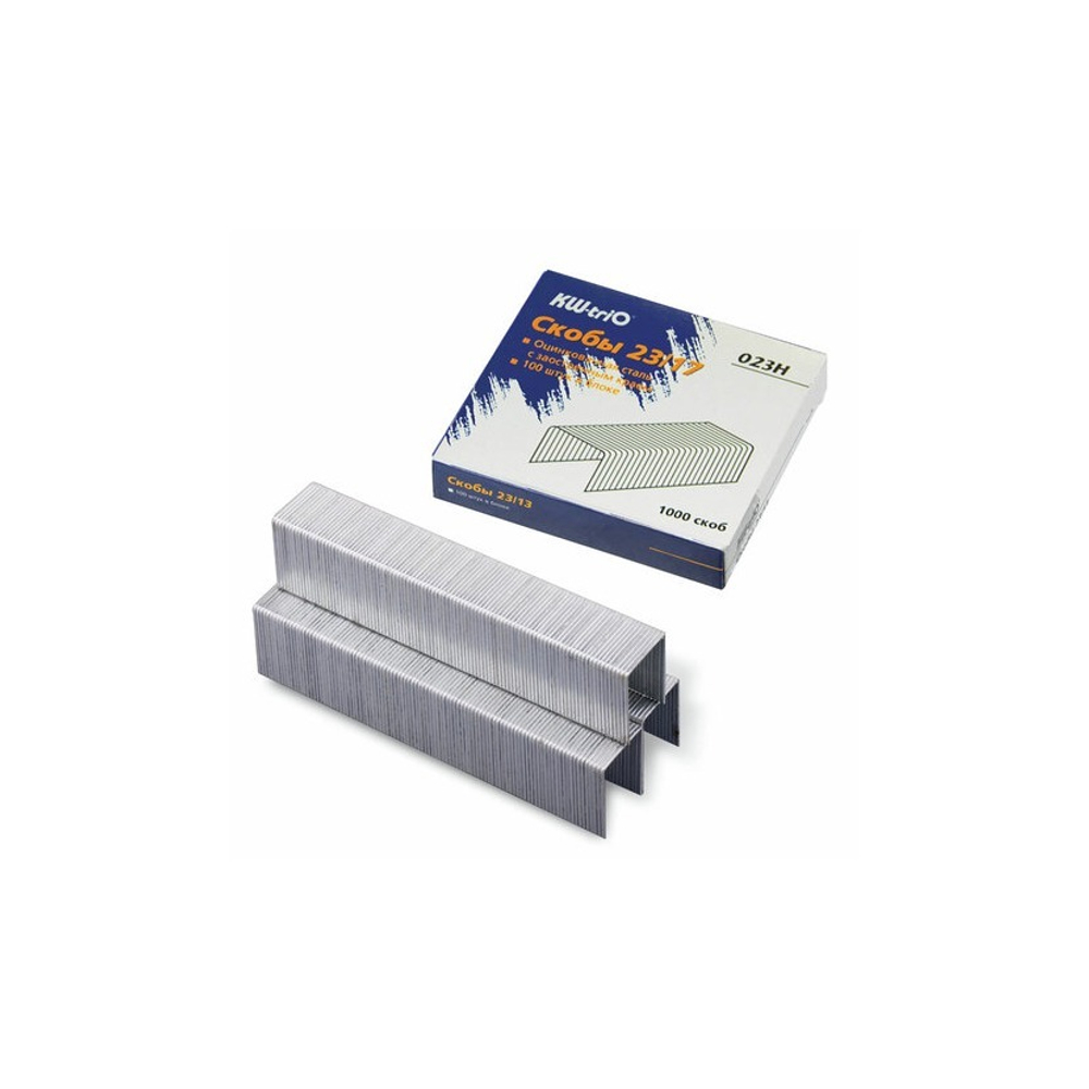 Скобы для степлера мощного 23/17 KW-trio, (до 140 л.) -023H