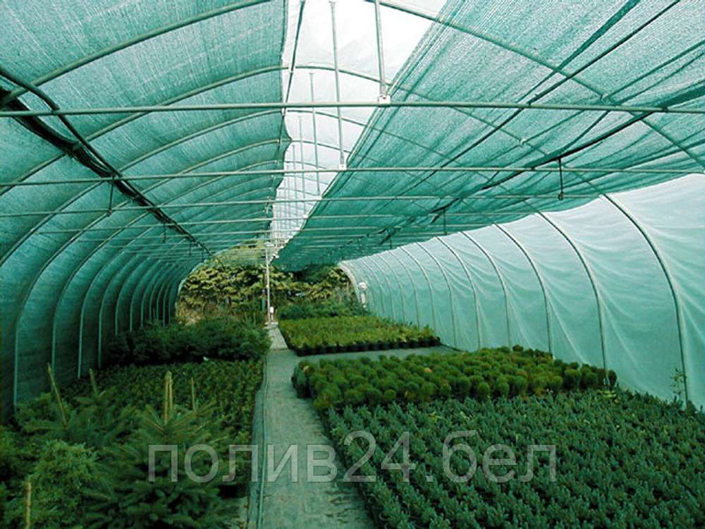 Сетка затеняющая для теплиц 3х50м, 80% тени, Россия