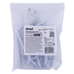 UCX-PT2-T70-300-B WHITE 1 STICKER Провод для подключения светильника ULT-P7x к сети 220В. 300 см. с кнопкой включения. Белый. ТМ Uniel