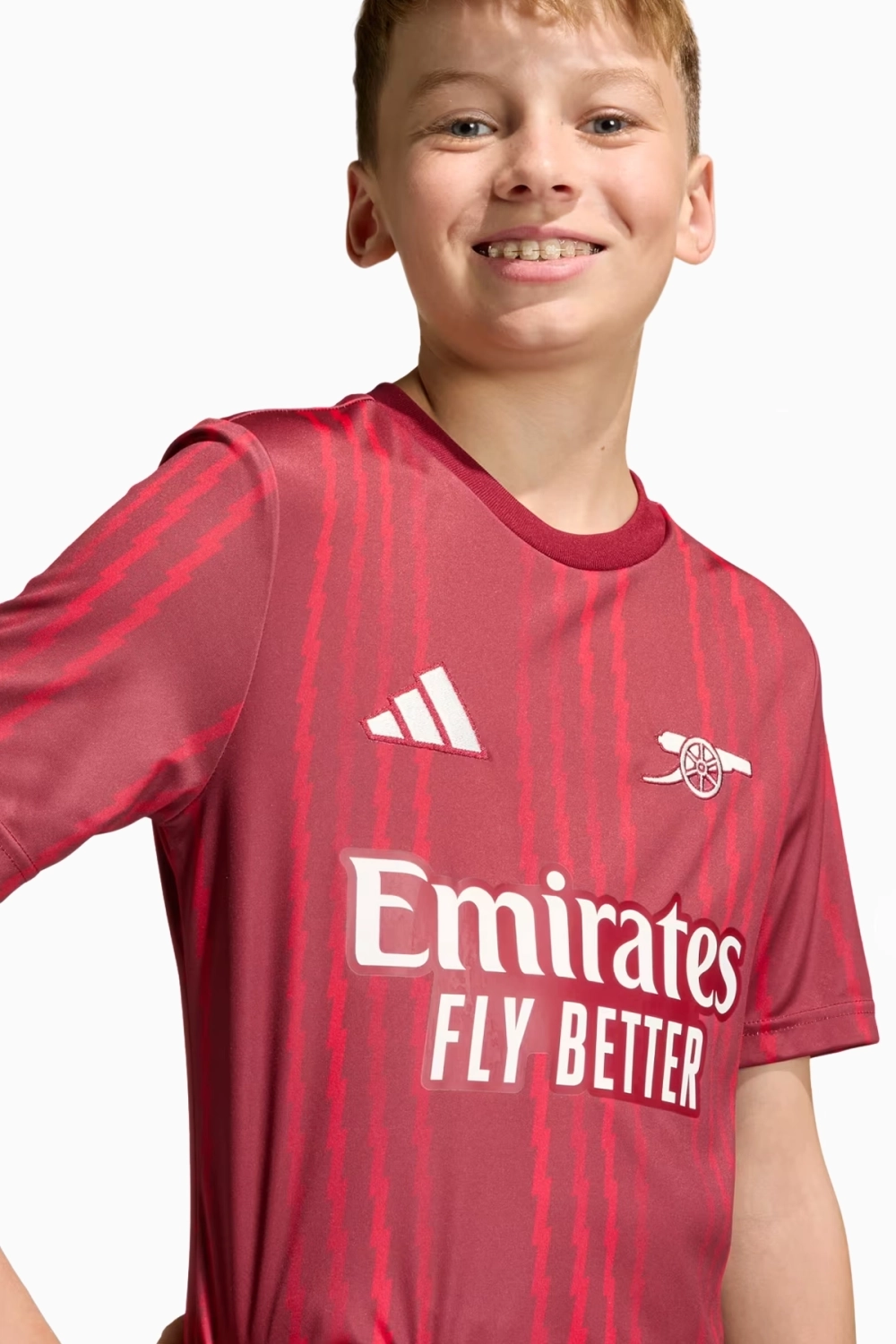 Футболка adidas Arsenal FC 25/26 Pre-Match Junior - красный