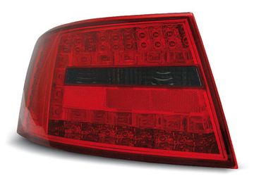Задние фонари Audi A6 C6 red smoke led